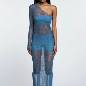 KAIDA DRESS - DENIM BLUE